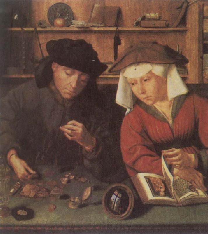 Quentin Massys The Moneylender and His Wife Spain oil painting art